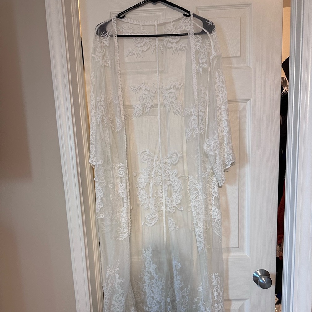 Lace duster